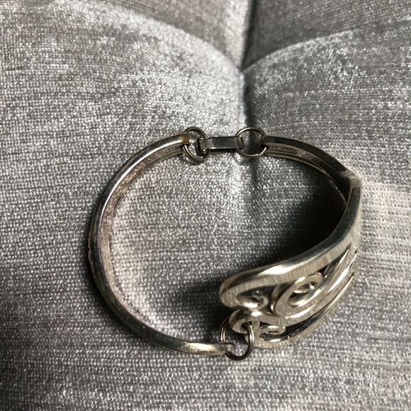 ❌SOLD❌Silver Cuff Bracelet | Fashioned Silverware - Picture 8 of 8